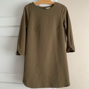 Olive green dress